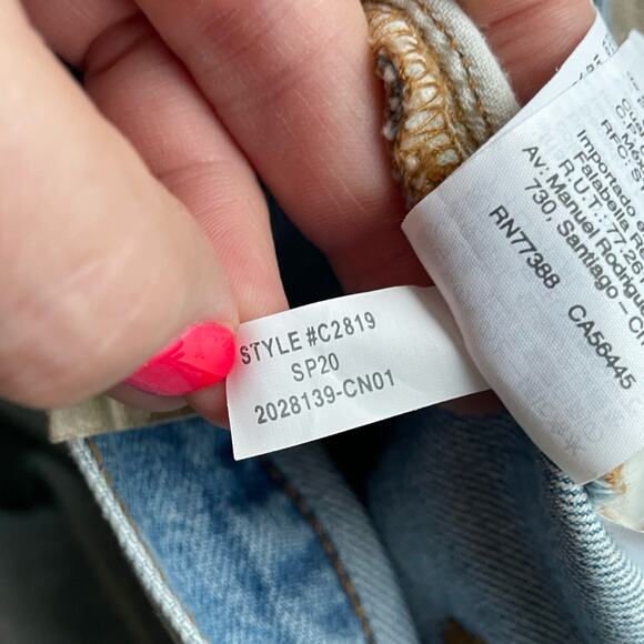 NWT New Madewell The Perfect Vintage Jean in Fitzgerald Wash Size 32 - Picture 11 of 12